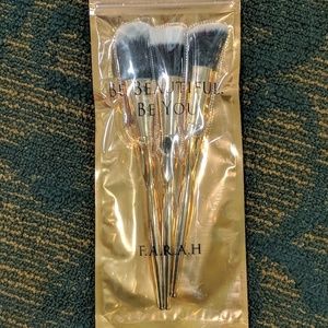 Brand new unopened Farah gold face brush trio